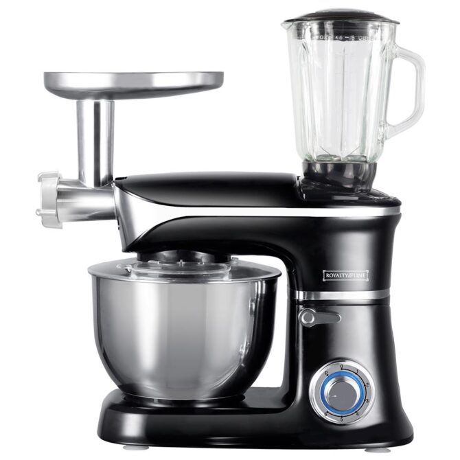 Robot da Cucina Tritacarne 3 in 1 Impastatrice Planetaria Frullatore RoyaltyLine 6,5 Litri 1900W