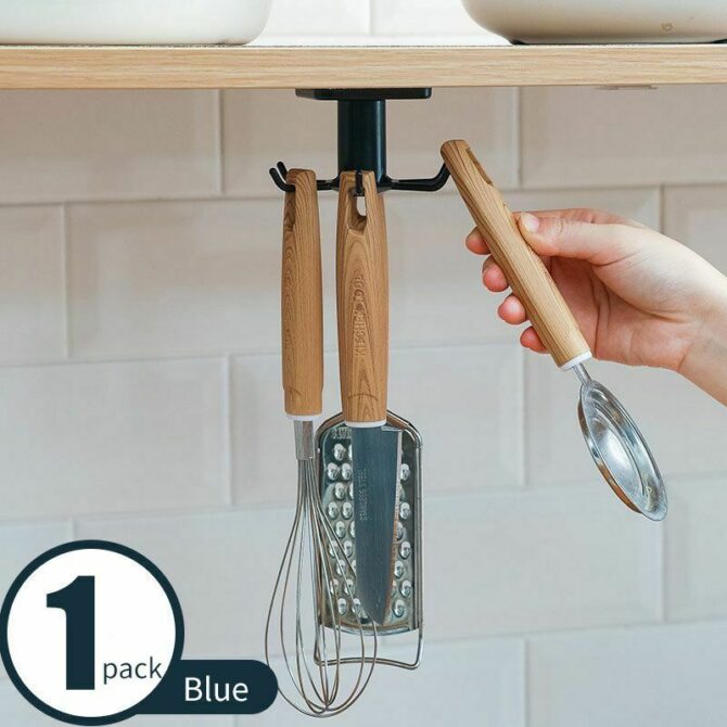 Gancio da cucina autoadesivo -organizer appendino da Muro- Supporto Per Coperchi Accessori stoviglie