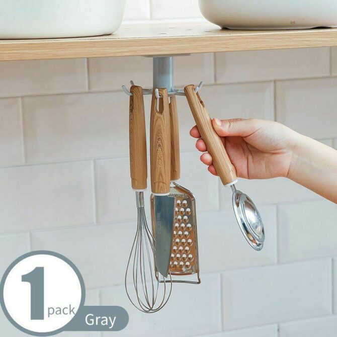 Gancio da cucina autoadesivo -organizer appendino da Muro- Supporto Per Coperchi Accessori stoviglie