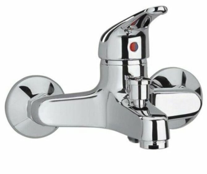 Miscelatore Rubinetto Monocomando Per Vasca Bagno Cromato