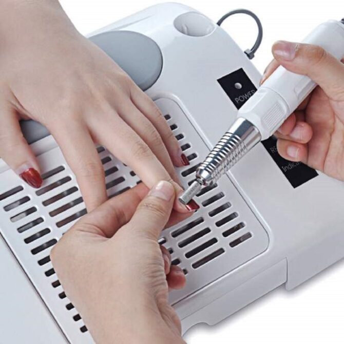 Fresa Lampada Aeratore Professionale Salon Expert 3 in 1 Nail Machine