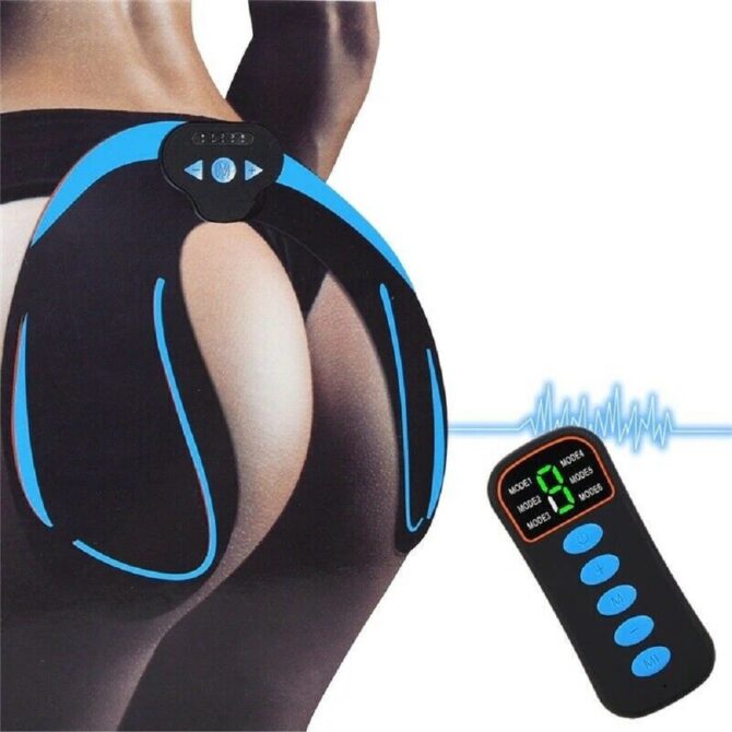 Elettrostimolatore modellante glutei rassoda fianchi con telecomando Allenatore Glutei con USB Ricaricabile