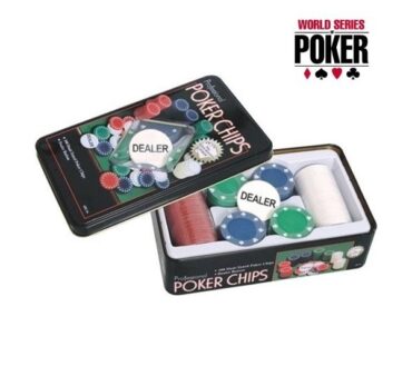 Set Poker Chips Professionale 100 Fiches - Dakota Texas Holdem