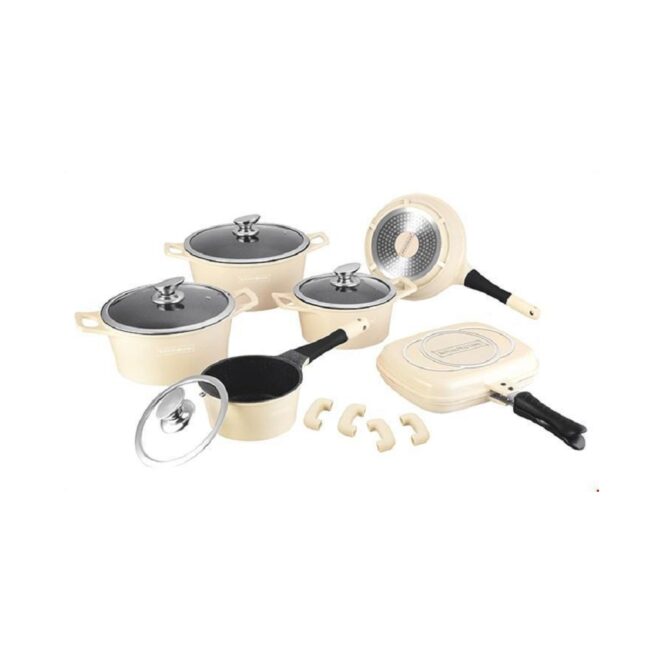 Set batteria di pentole Royalty Line 15 pezzi per cucina a induzione